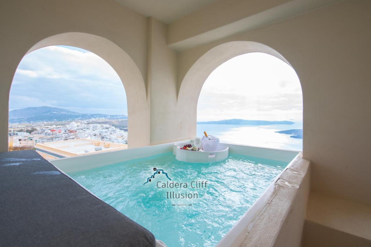 Aparthotel Caldera Cliff Illusion Fira  Exterior foto